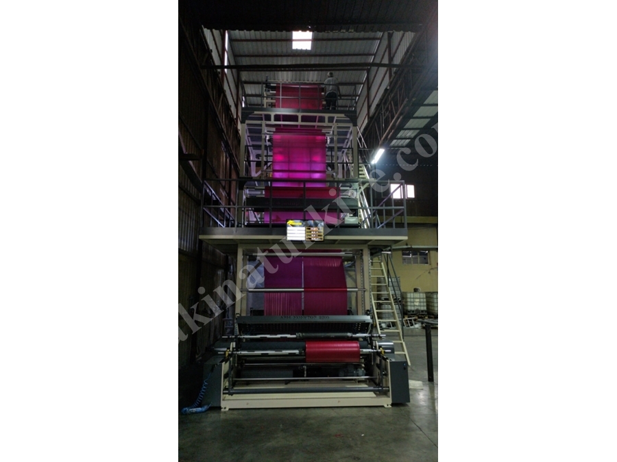 Ø90 LDPE Plastik Film Extruder Makinası