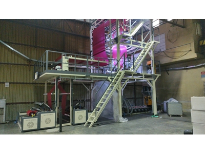 Ø90 LDPE Plastik Film Extruder Makinası - 5
