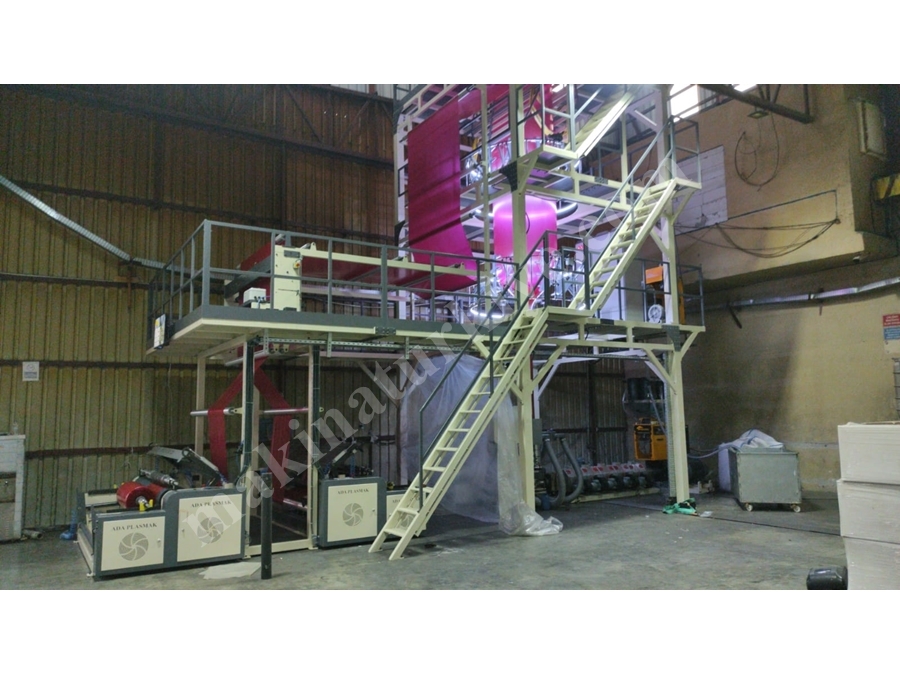 Ø90 LDPE Plastik Film Extruder Makinası