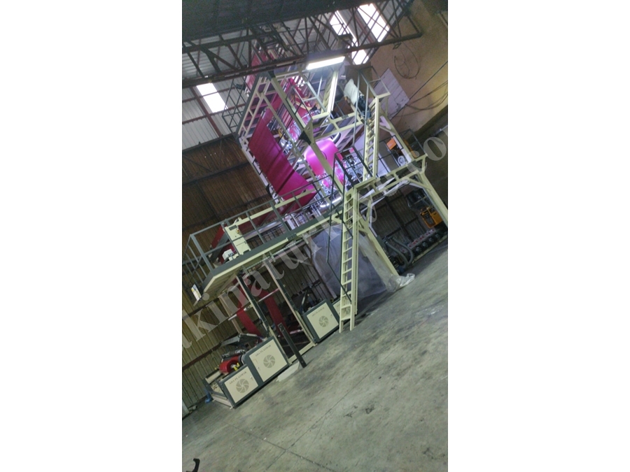 Ø90 LDPE Plastik Film Extruder Makinası