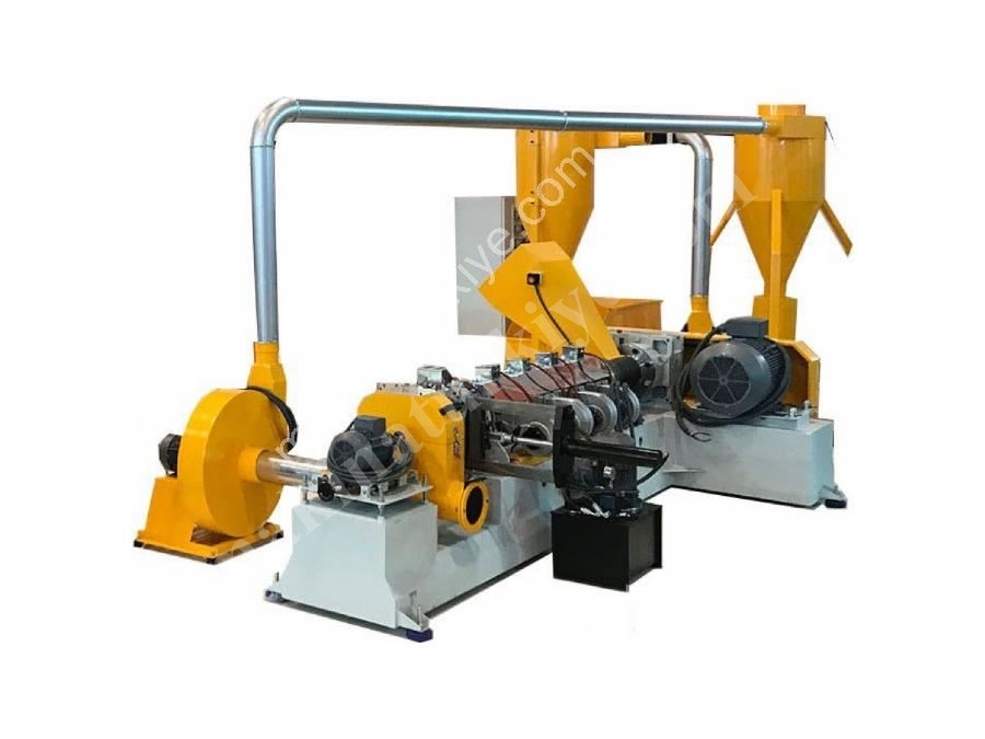 150 Kg / Hour Plastic Granule Extruder Machine