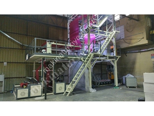 Ø90 LDPE Plastic Film Extruder Machine