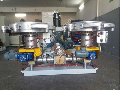 Ø60 HDPE Double Head Plastic Film Extruder Machine