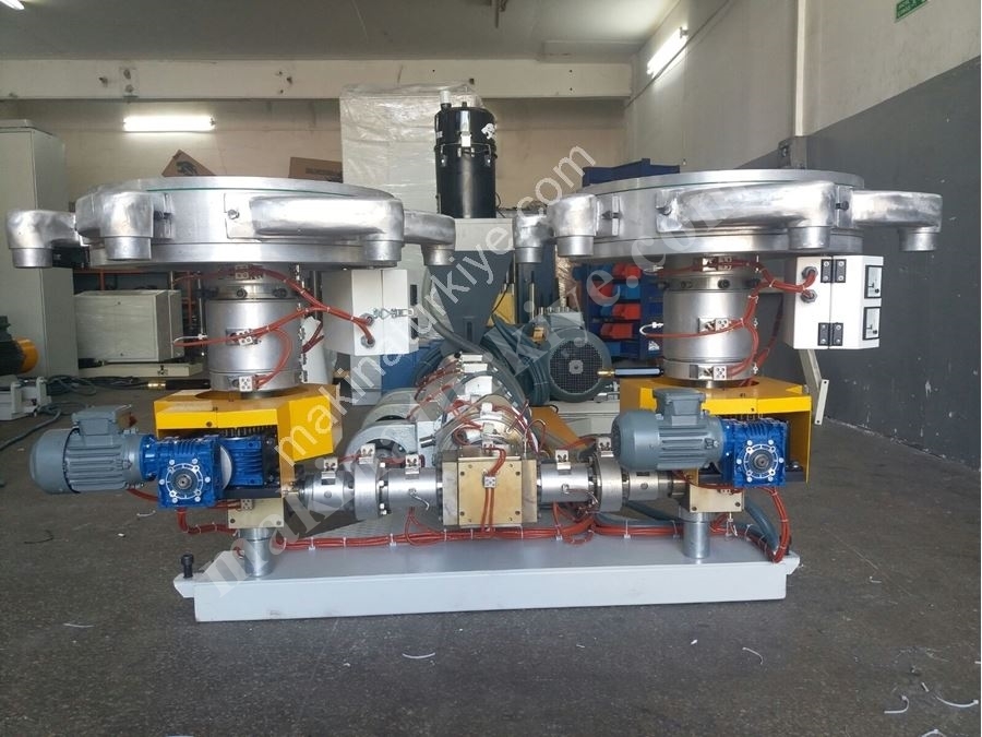 Ø60 HDPE Double Head Plastic Film Extruder Machine