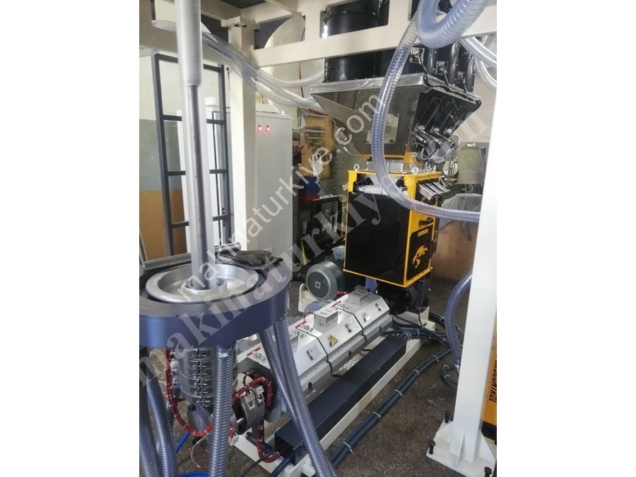 Ø50 HDPE Plastic Film Extruder Machine