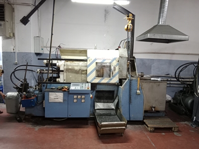 50 Ton Sıcak Kamar (3 El Pres) Metal Enjeksiyon Makinası - 7