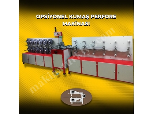 Mesafe Ayarlı Kumaş Perfore Makinası