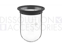 1000ml Clear Glass Vessel for Teledyne Hanson Vision - 0