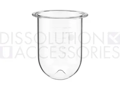 1000ml Clear Glass Vessel, Apex (formerly known as PEAK) for Distek
