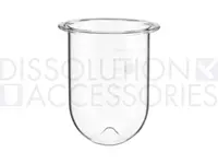 1000ml Clear Glass Vessel, Apex (formerly known as PEAK) for Electrolab