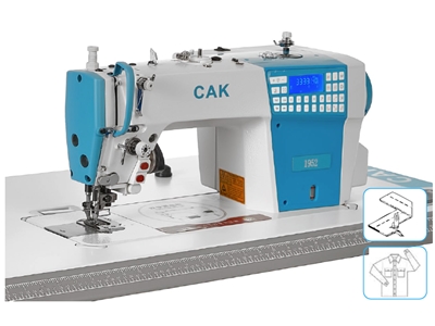 Fully Automatic Double Motor Double Blade Straight Stitch Sewing Machine - 0