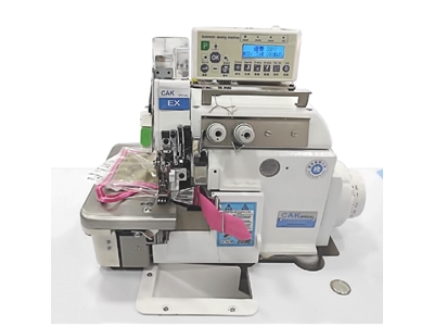CAK-EXT250 Q Full Automatic 4 Thread Pocket Hem Overlock Machine - 0
