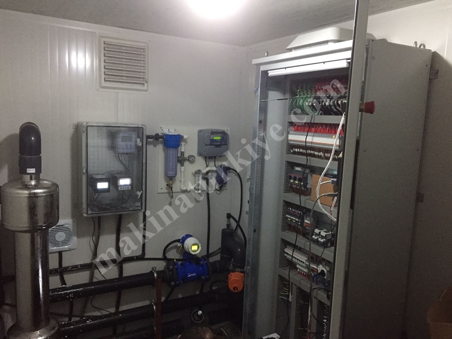 36 m3 / Saat Konteyner Tip Taşınabilir Paket Su Arıtma Sistemi
