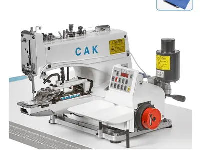 CAK-1377D Semi-Automatic Electronic Chain Button Machine