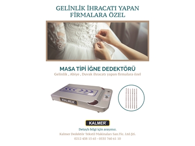 Masa Üstü İğne Dedektörü Tekstil 1.0 - 1.2 - 1