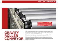 Rulolu Konveyör / Gravity Roller Conveyor - 1