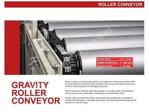 Rulolu Konveyör / Gravity Roller Conveyor