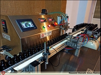 Masaüstü 2 Nozullu Otomatik Dolum Makinası - Yoğun Ürün Doldurabilir. 10-100 Ml Doldurma Kapasite 