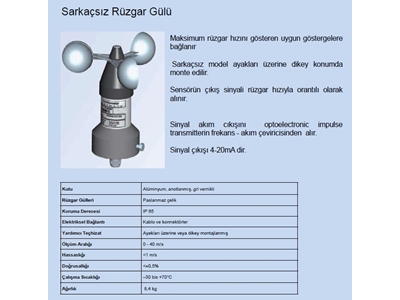 Sarkaçsız Kule Vinç Rüzgar Gülü - 1