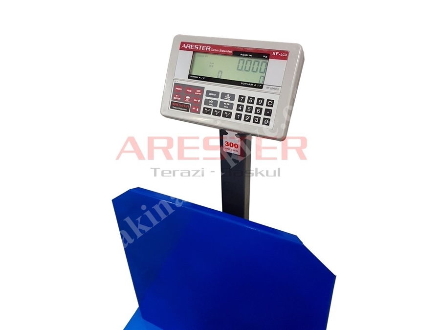 ARESTER SF-LCD 60X70 cm 300Kg Sayım Baskülü