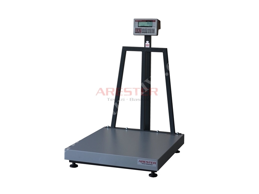ARESTER SF-LCD 80X90 cm 600Kg Sayım Baskülü