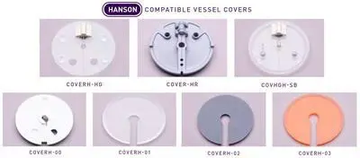 Hanson Uyumlu Düz İlaç Çözünme Kabı Kapağı