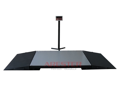 100X150 cm 1500 Kg Ayrık Rampalı Elektronik Baskül - 2