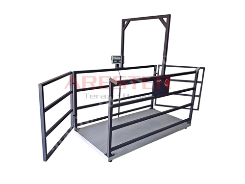 CHB GK-LCD 100X200 cm (1500 Kg) Büyük Baş Canlı Hayvan Baskülü