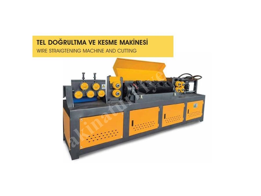 500 M2 / Saat Tel Doğrultma Ve Kesme Makinası
