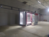 Üstten Paletli Filtreli İkiz Kabin Elektrostatik Toz Boya Kabini