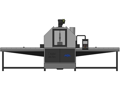 1900x5000 mm Servolu Yatay Cam Kumlama Makinesi - 2