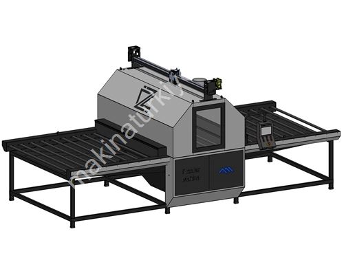 Machine de grenaillage horizontal en verre 1900x5000 mm