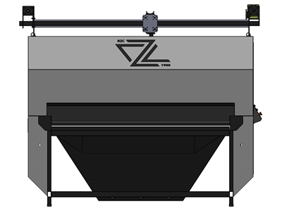 1900x5000 mm Servolu Yatay Cam Kumlama Makinesi - 1