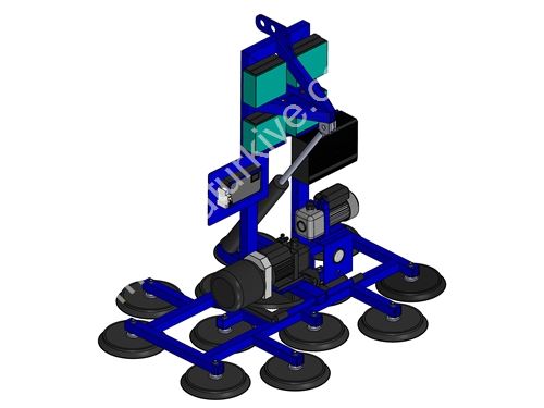 Remote Controlled (800 Kg Carrying) Glass Installation Robot