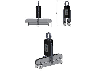 1 Ton Cam Kaldırma Taşıma Kıskacı - 0