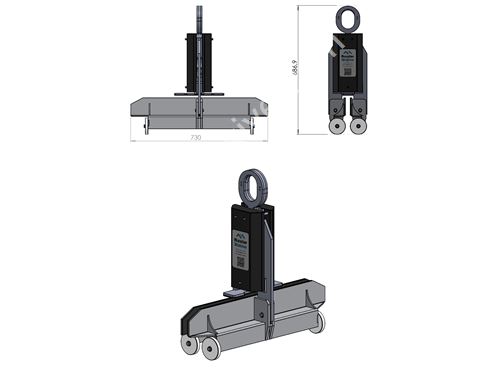 1 Ton Cam Kaldırma Taşıma Kıskacı