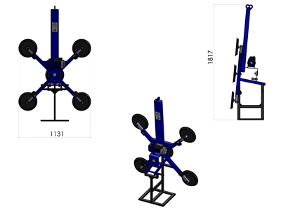 500 Kg Elektirikli Cam Taşıma Vantuzu - 2