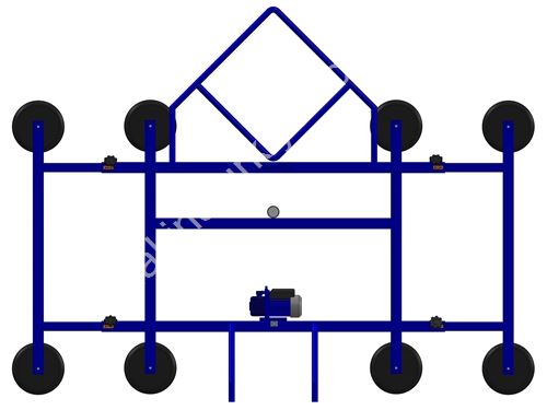 800 Kg 8'lı Cam Taşıma Kaldırma Vantuzu