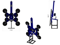1000 Kg Elektirkli Cam Taşıma Kaldırma Vantuzu