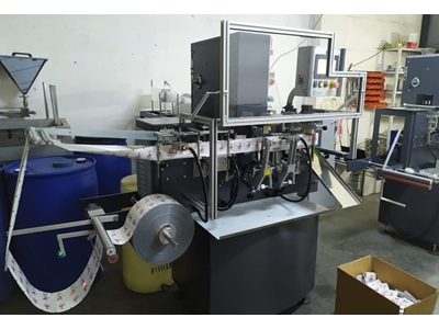 90 Adet / Dakika Tekli Islak Mendil Paketleme Makinası - 7