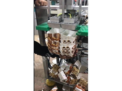 50 Tabak / Dakika Kağıt Hamburger Tabak Makinası
