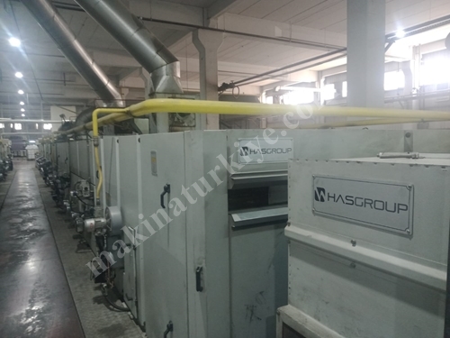 8 Kabin Gazlı Kenar Kesme Ram Makinası & Stenter Machine