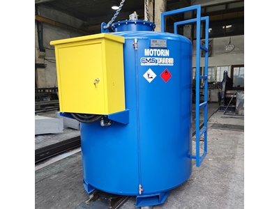 2500 Litre Pompa Donanımlı Yerüstü Dikey Yakıt Tankı - 1