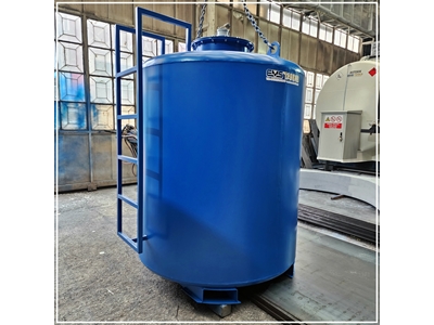 2500 Litre Pompa Donanımlı Yerüstü Dikey Yakıt Tankı - 5