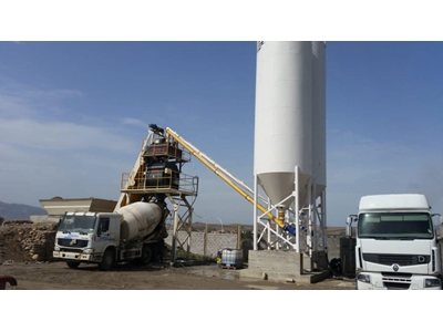 100 m3 / Saat Kompakt Beton Santrali