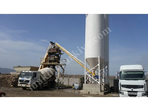 100 m3 / Saat Kompakt Beton Santrali