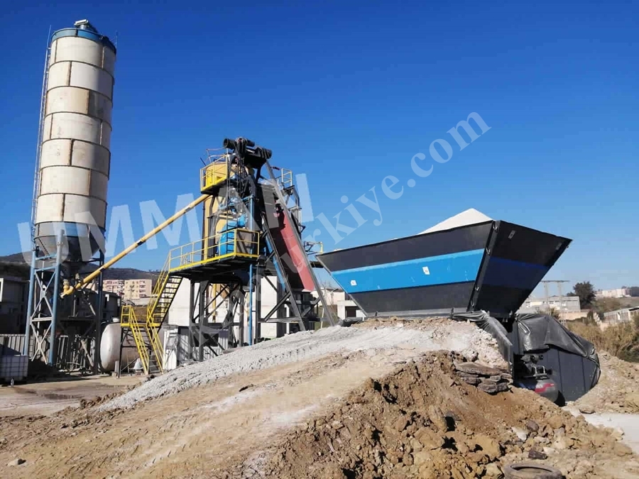 100 m³/h Kompakt Beton Karıştırıcı Mikser 