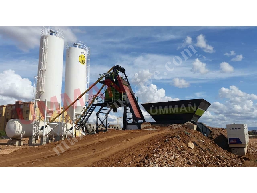 100 m³/h Kompakt Beton Karıştırıcı Mikser 