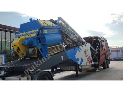 1 m³ Çift Milli Beton Karıştırıcı Mikser 