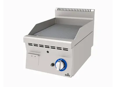 Agı - 460/N Ribbed Gas Flat Plate Grill